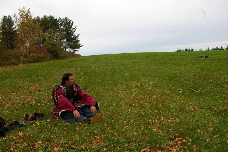 Hidetoro Shigamitsu resting at Huntsman's Harvest. Hidetoro Shigamitsu resting at Huntsman's Harvest.